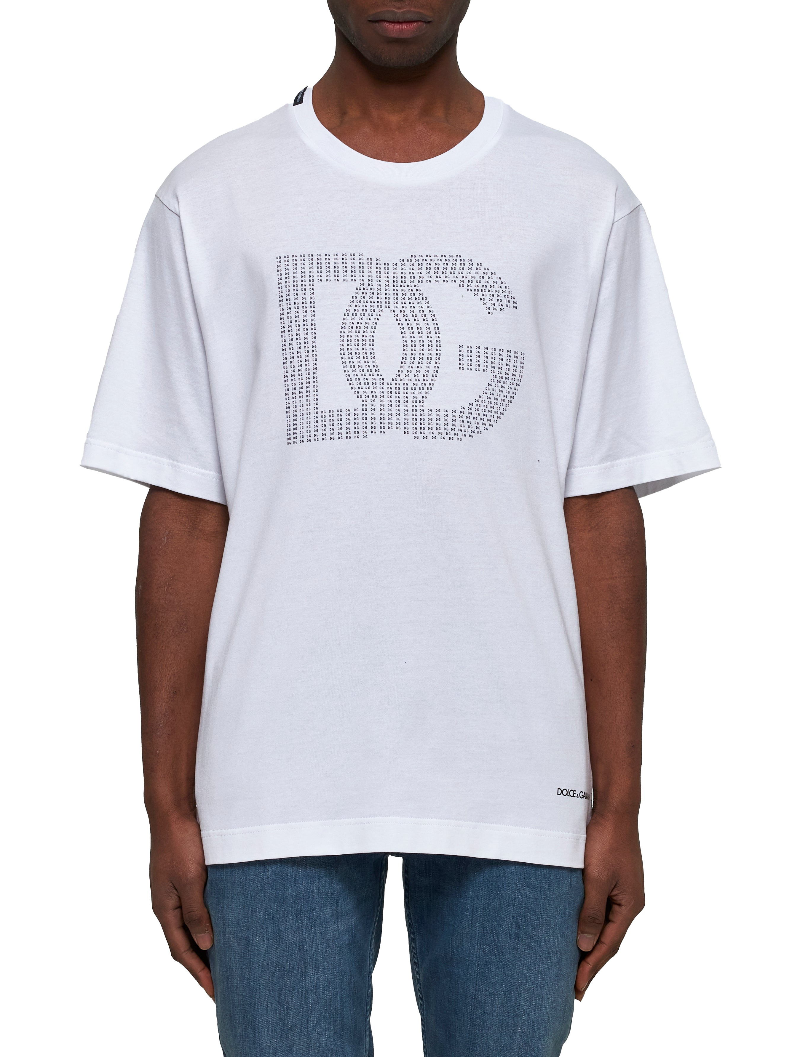 White jersey logo T-shirt - 2