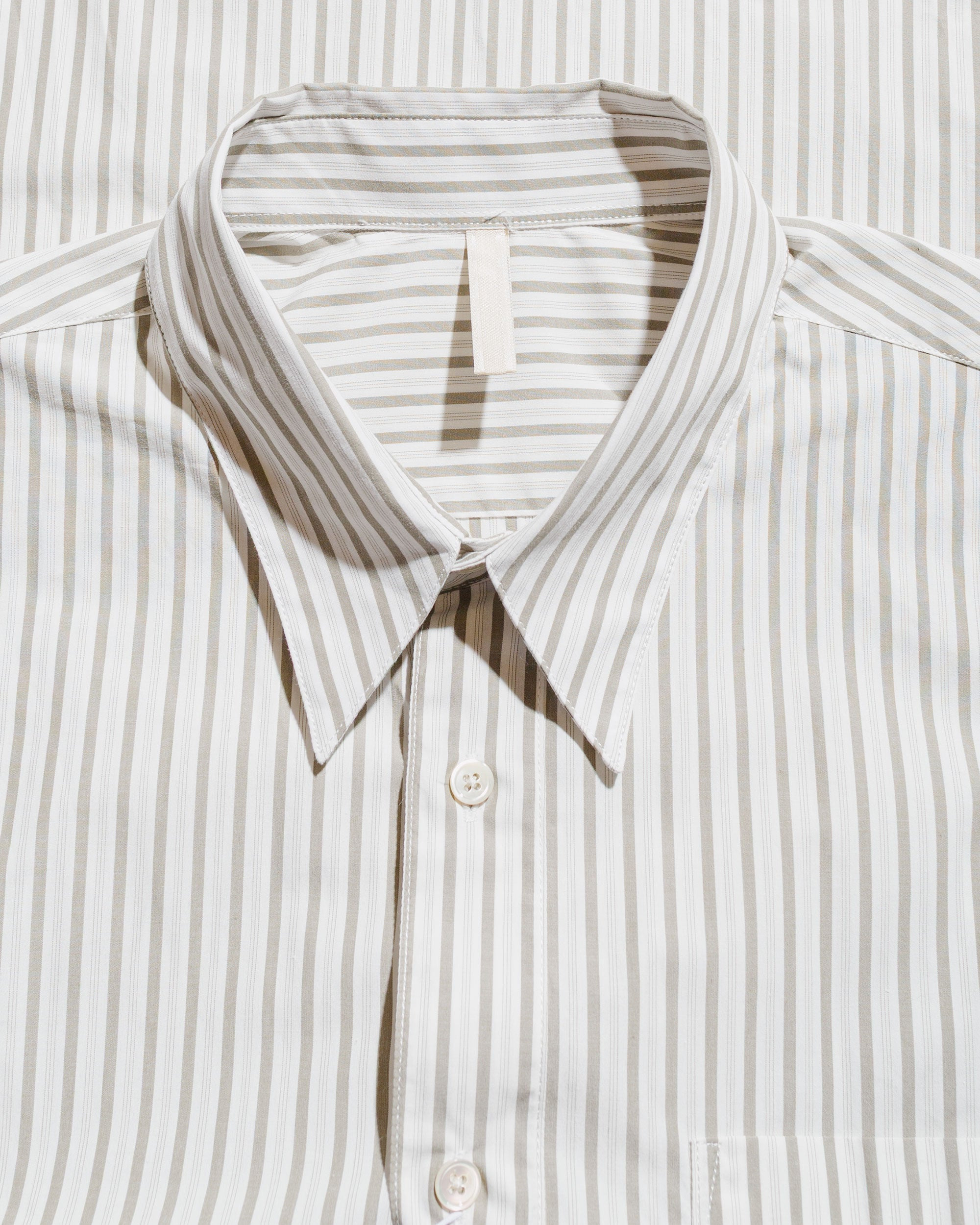 Stable Shirt Stripe Khaki - 5