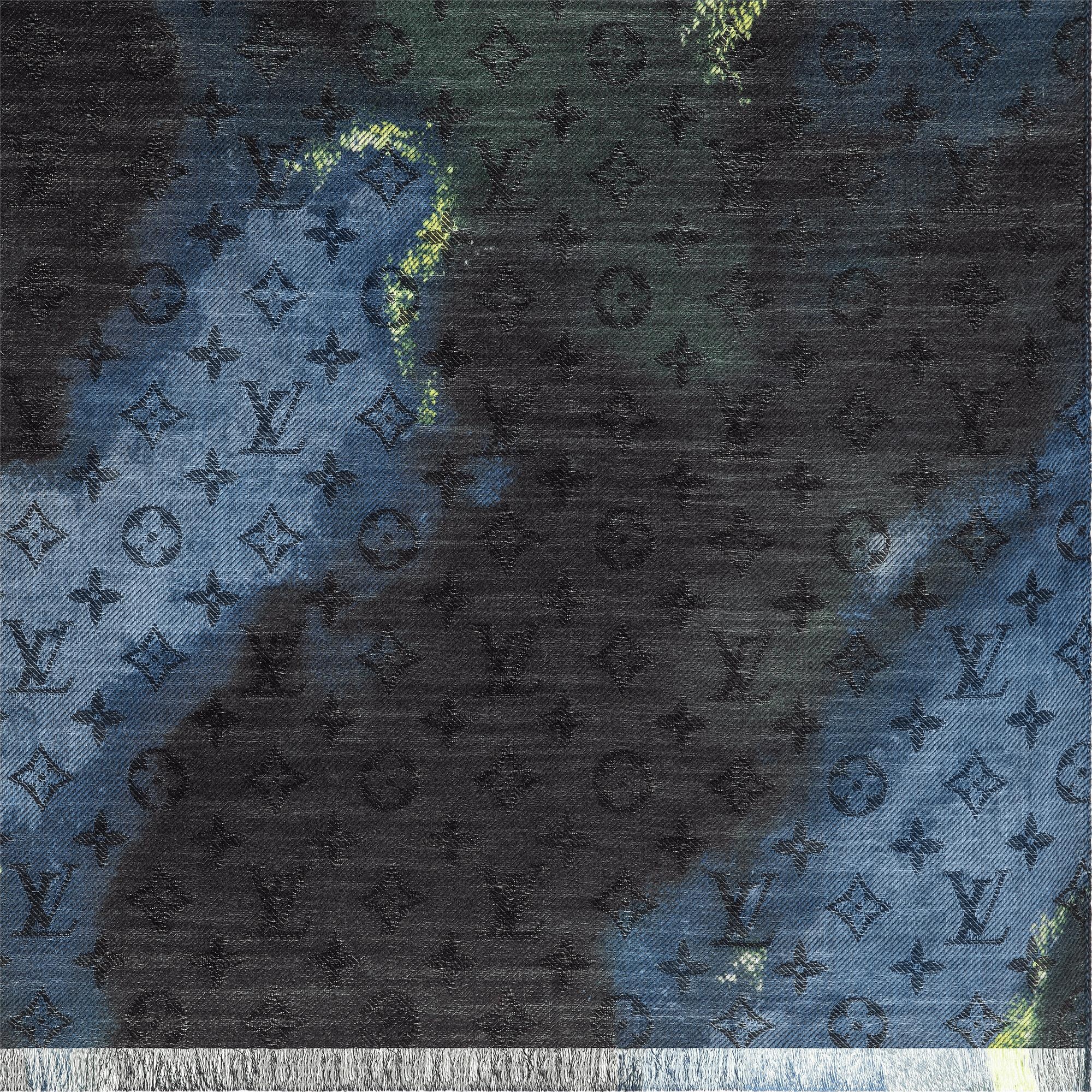 Monogram Tie And Dye Stole - 6