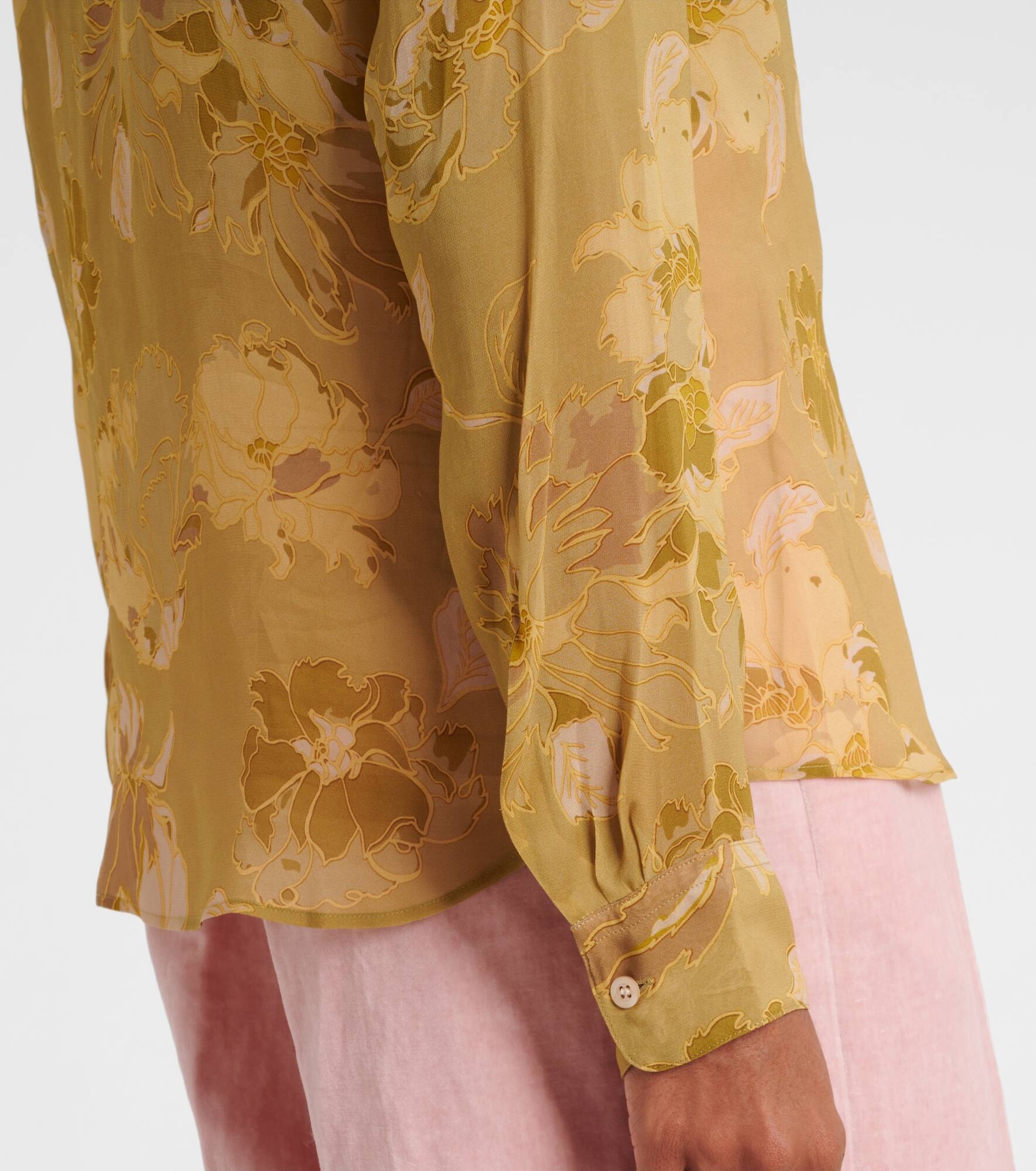 Printed sheer top - 6