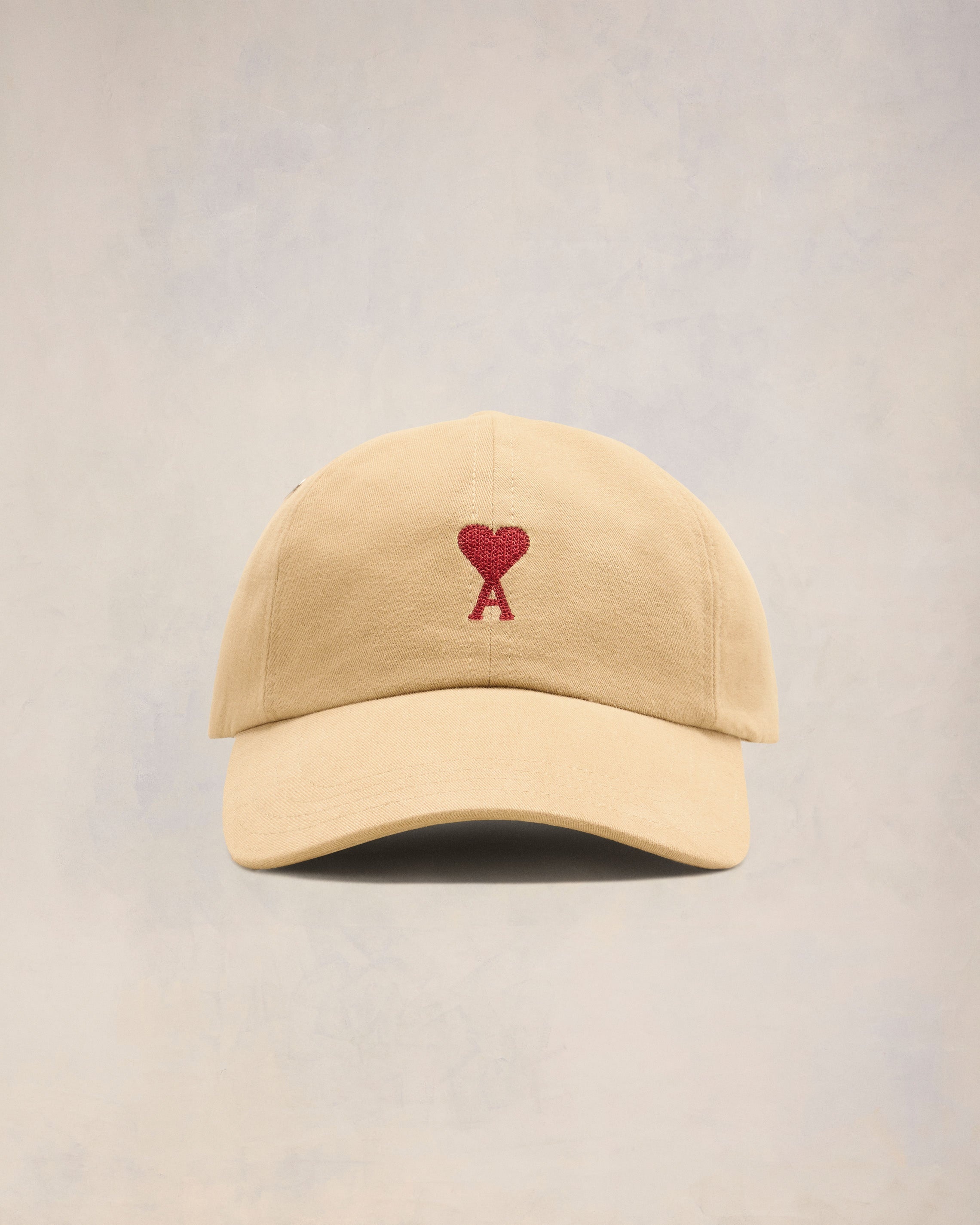 RED AMI DE COEUR EMBROIDERY CAP - 4
