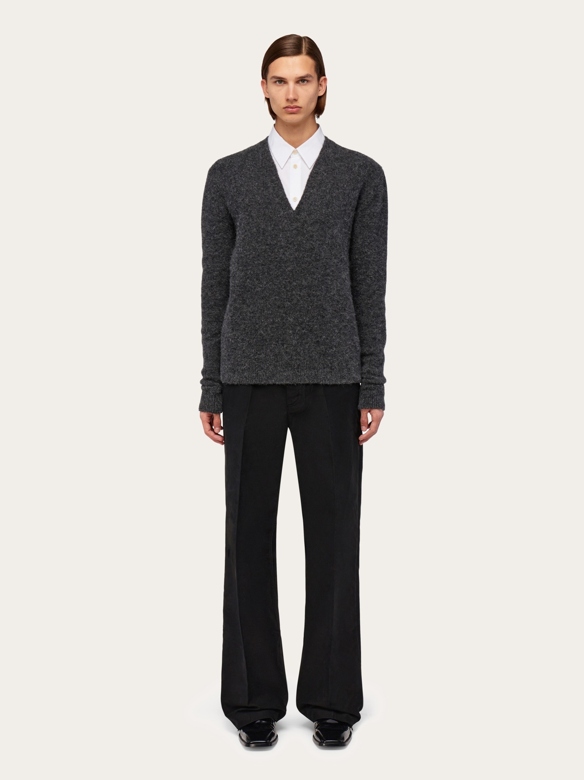 Silk alpaca and cashmere sweater - 7