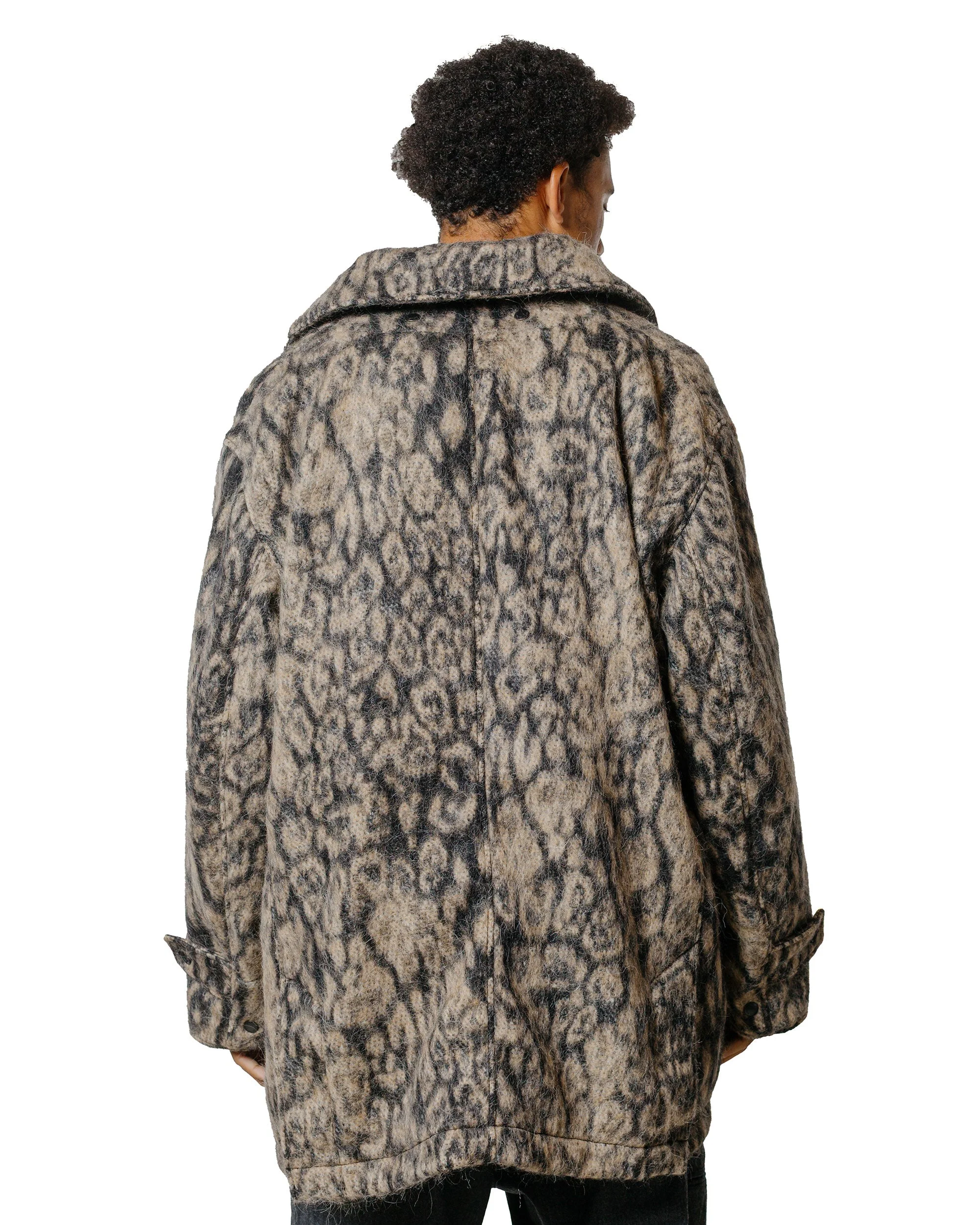 即日発送　BELVET Leopard Lined Fireman Jacket Leopard Lined Fireman Jacket – BELVET