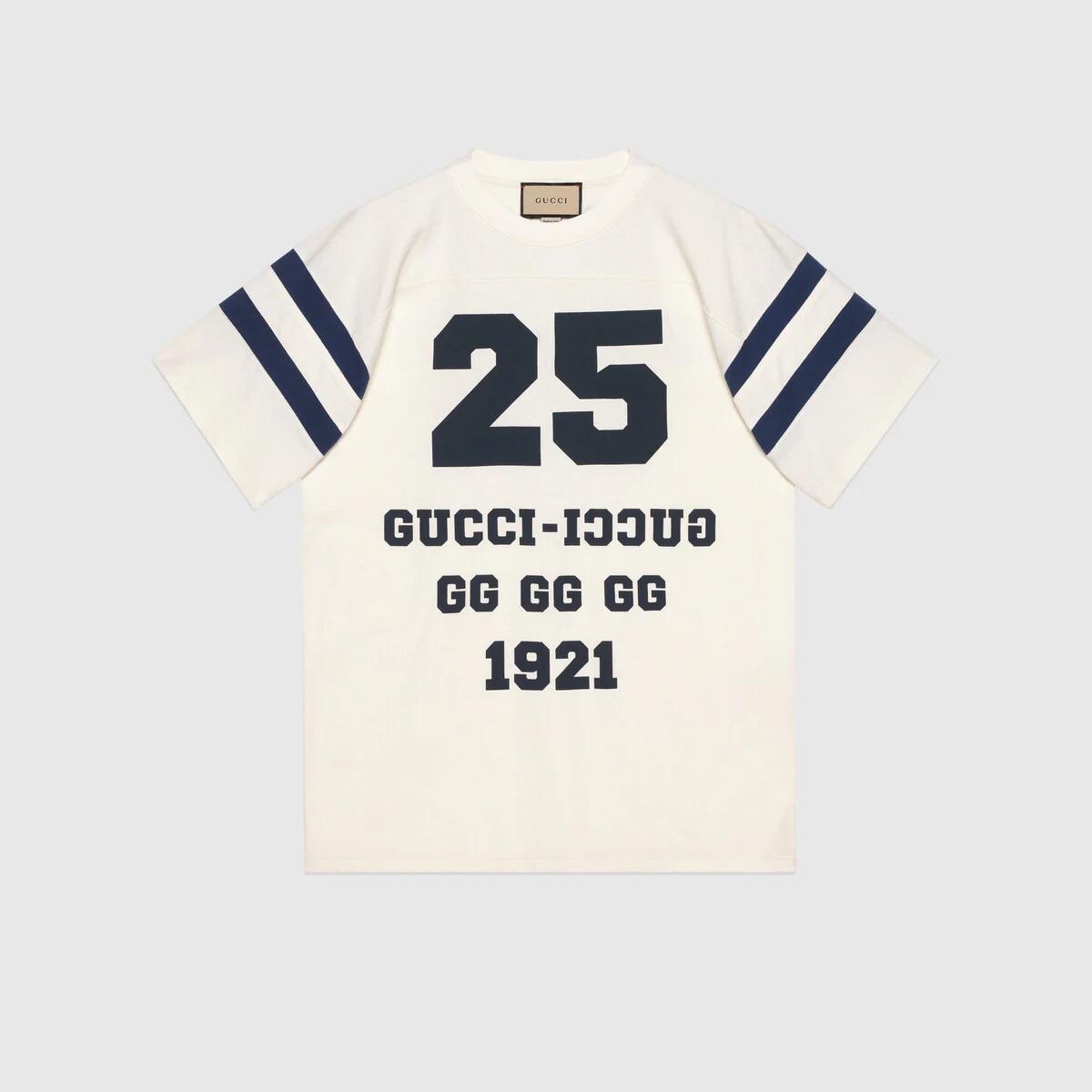 T-shirt with '25 Gucci' print - 1