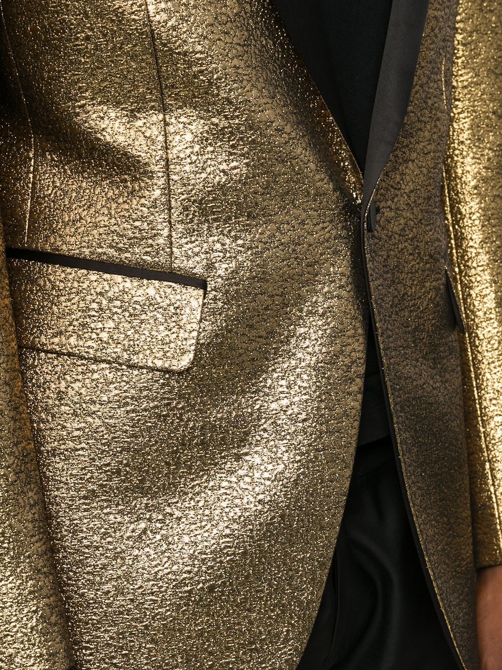 metallic sheen blazer - 5