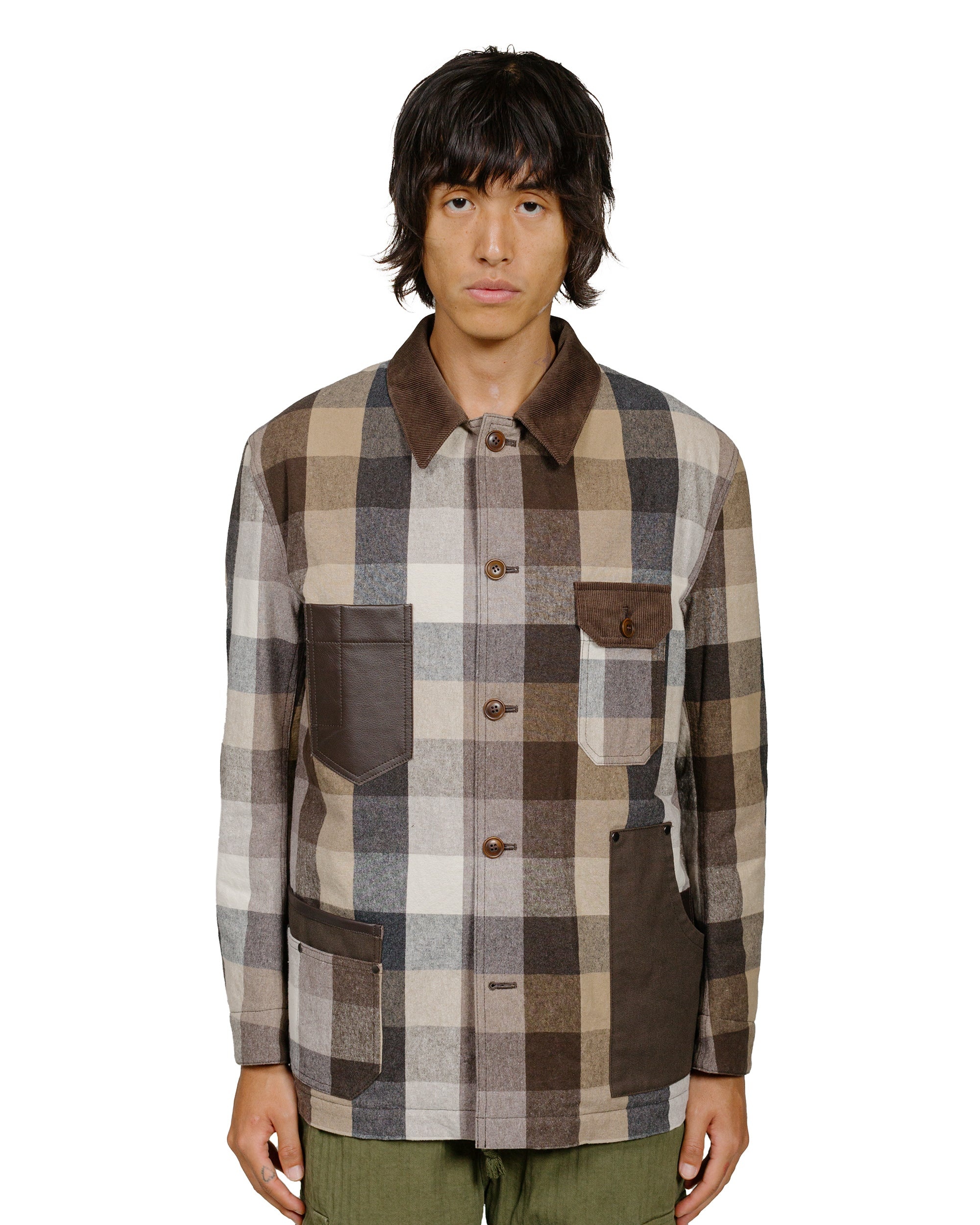 Check Blouson Brown/Black - 2