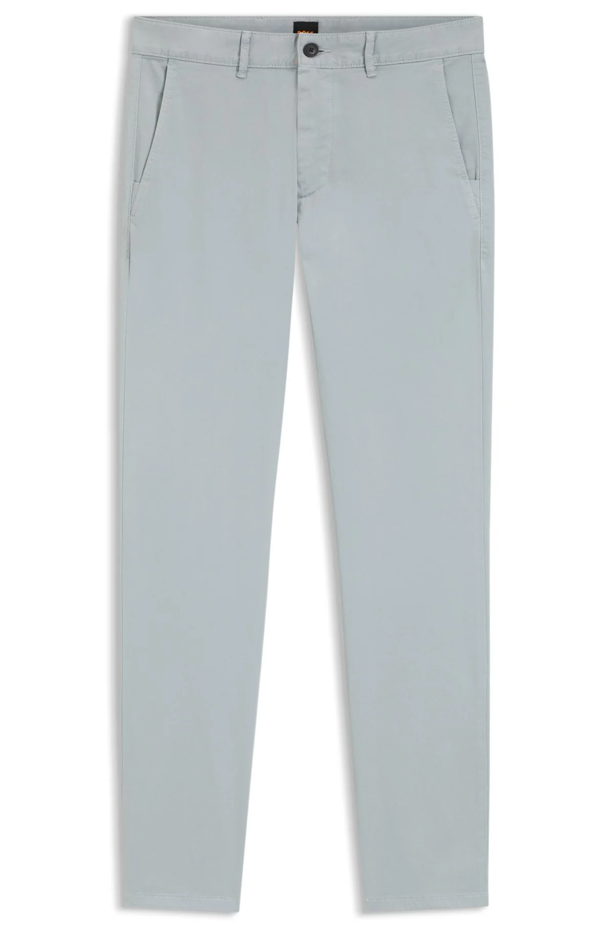 SLIM-FIT PANTS IN OVERDYED STRETCH SATIN - 1