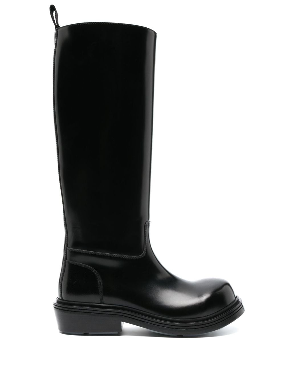 patent-leather knee-high boots - 1