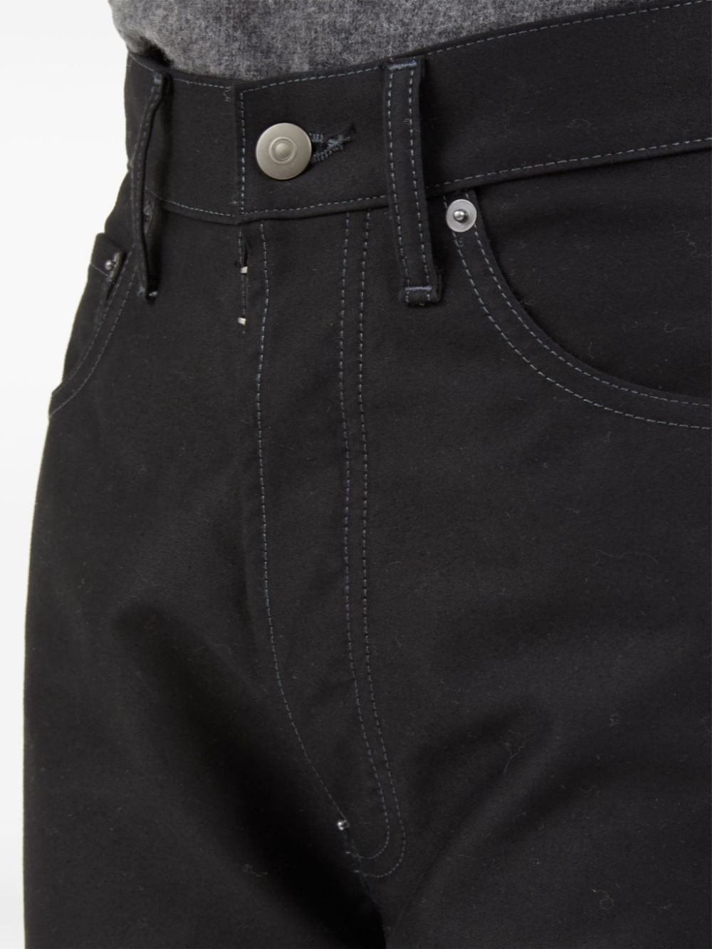 straight-leg cotton jeans - 7