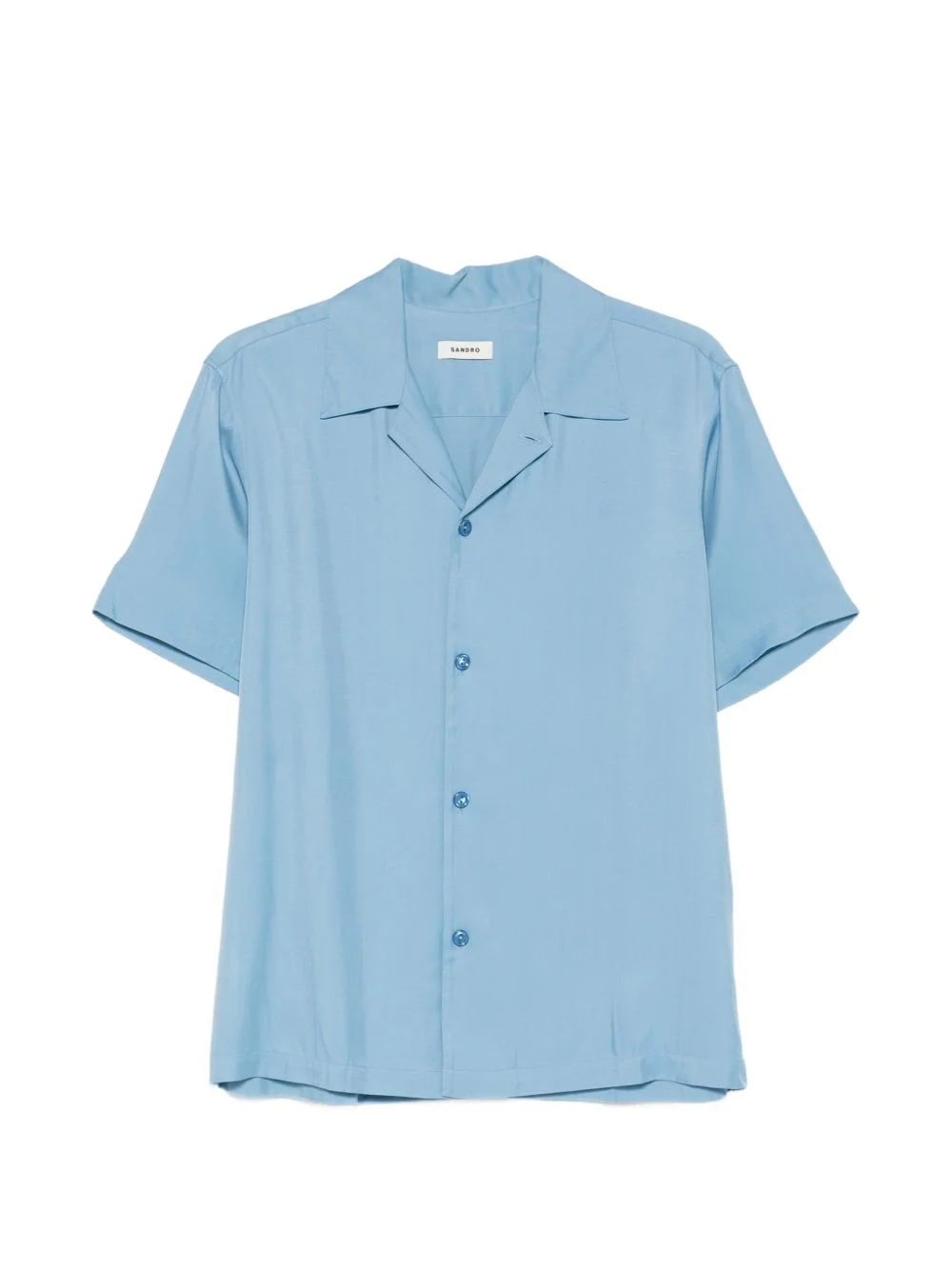 buttoned sky blue shirt - 1