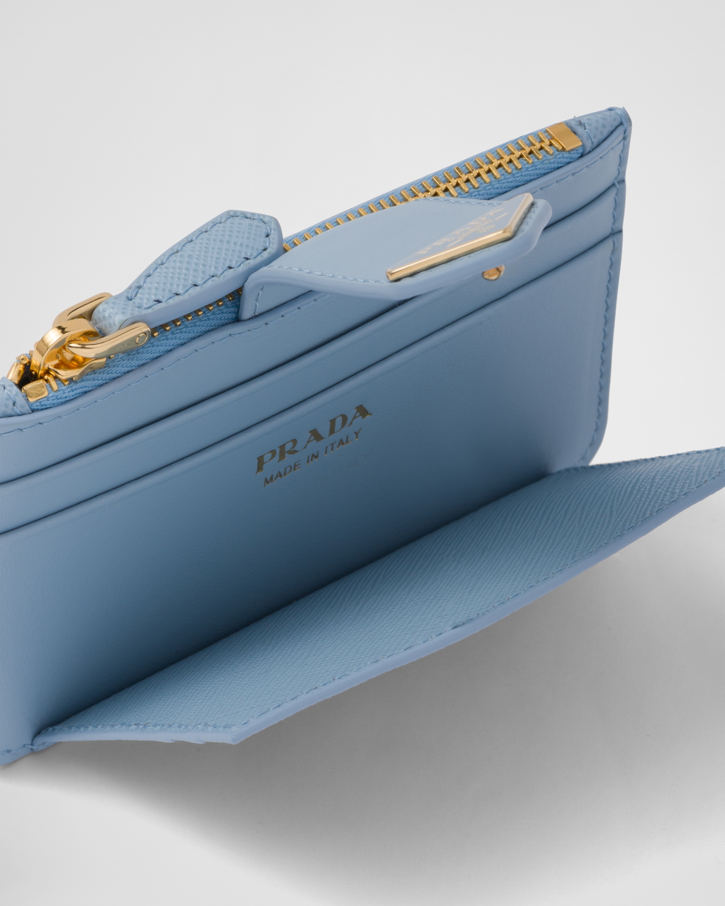 Saffiano and smooth leather card holder - 3