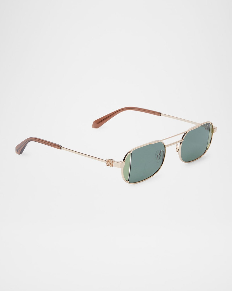 Off-White Lynn Oval Metal Sunglasses outlook