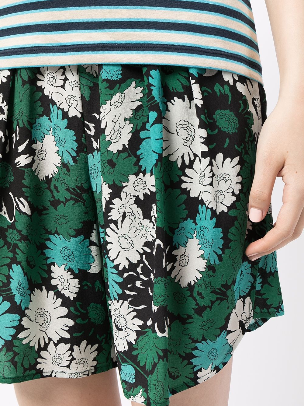 floral print shorts - 5