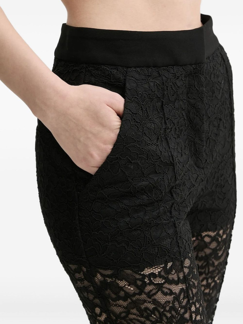 lace flare-leg trousers 3