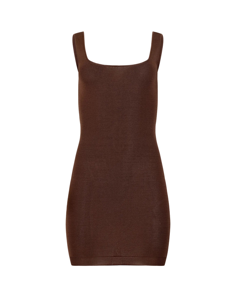 SQUARE NECK MINI CHOCOLATE 1