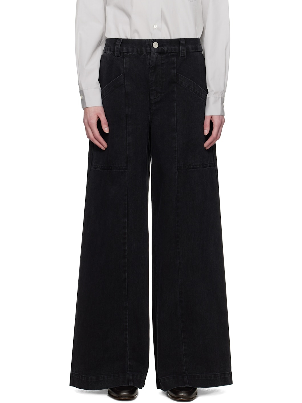 Black Velma Jeans - 1