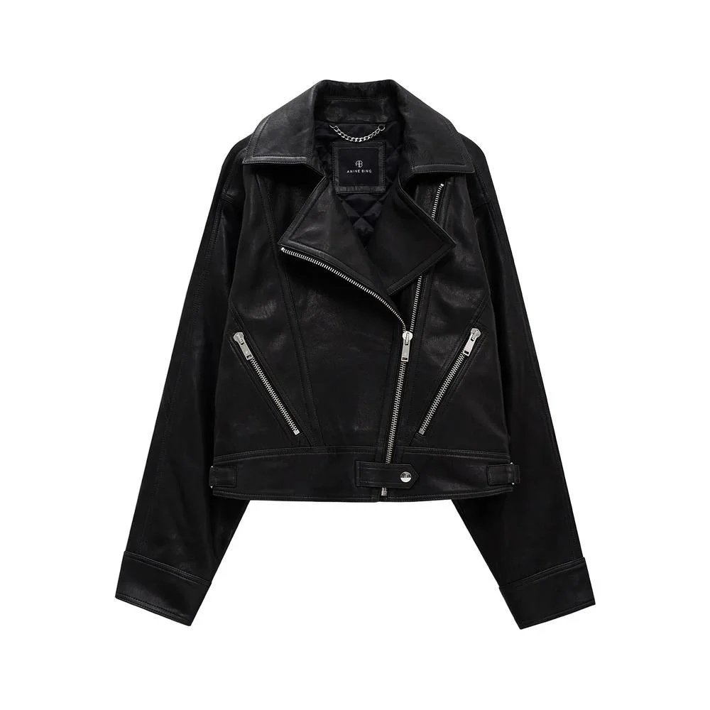 Anine Bing Leather Outerwears - 1