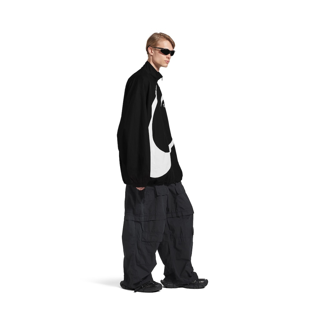 Men's Loop Sports Icon Tracksuit Jacket in Black - 3