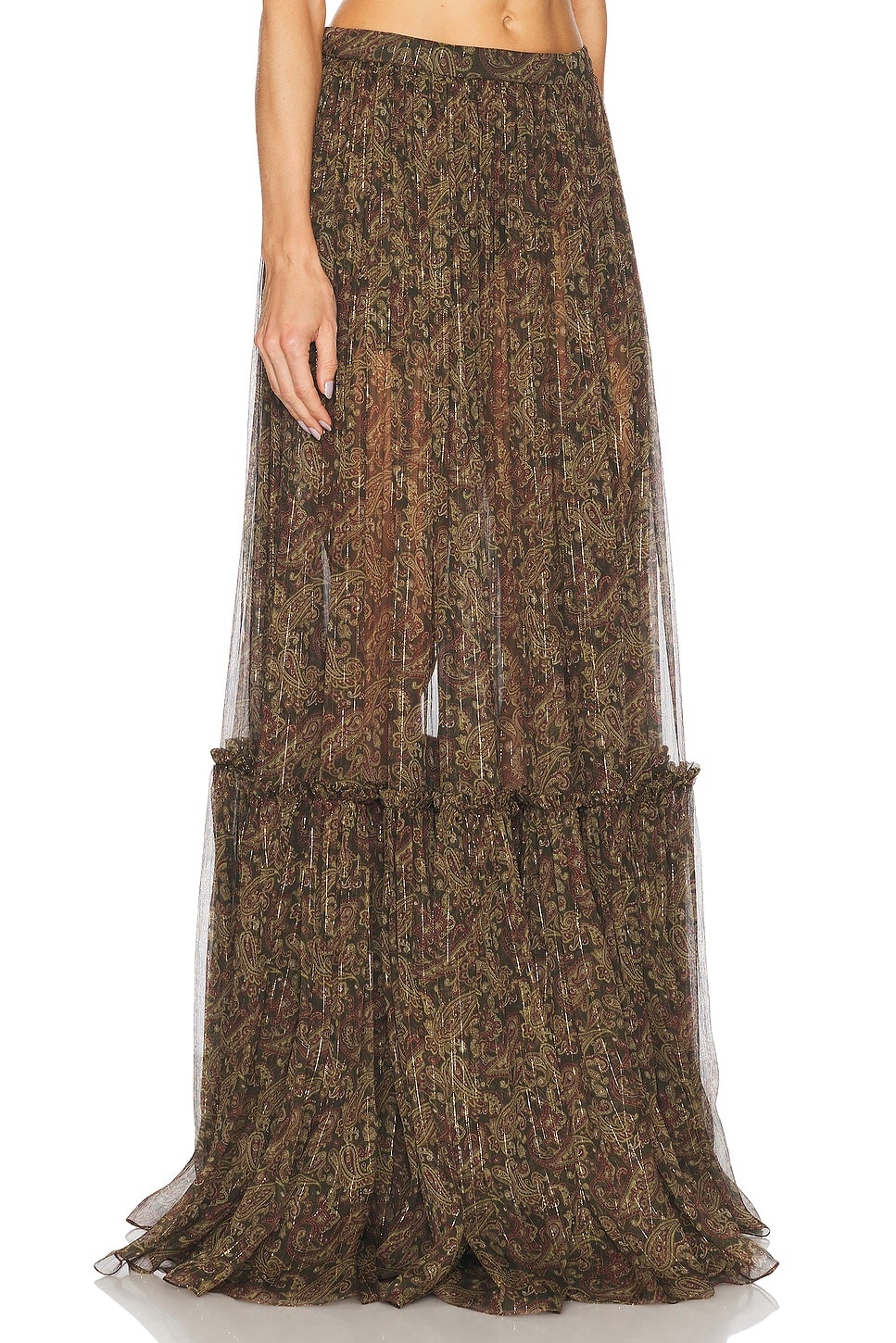 Tiered Maxi Skirt - 2