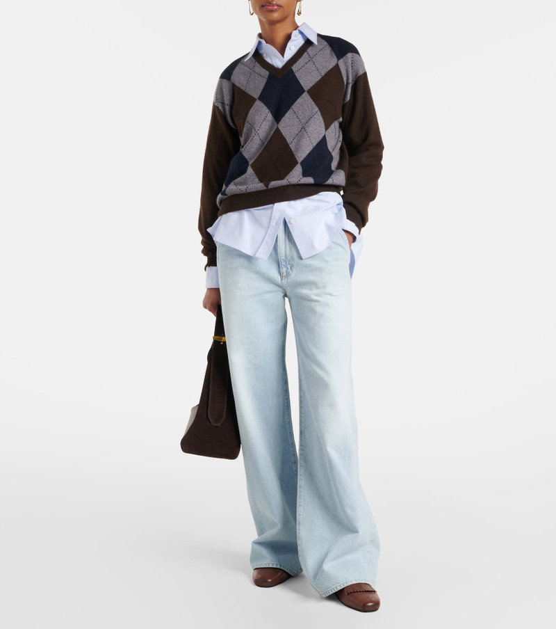 AGOLDE Shona high-rise wide-leg jeans outlook