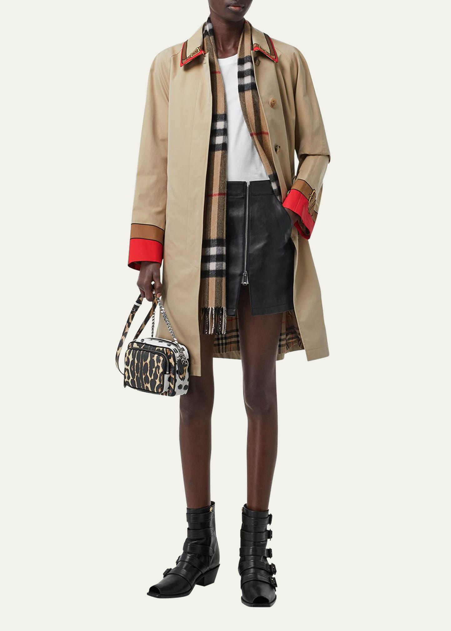 Giant Check Cashmere Scarf - 2