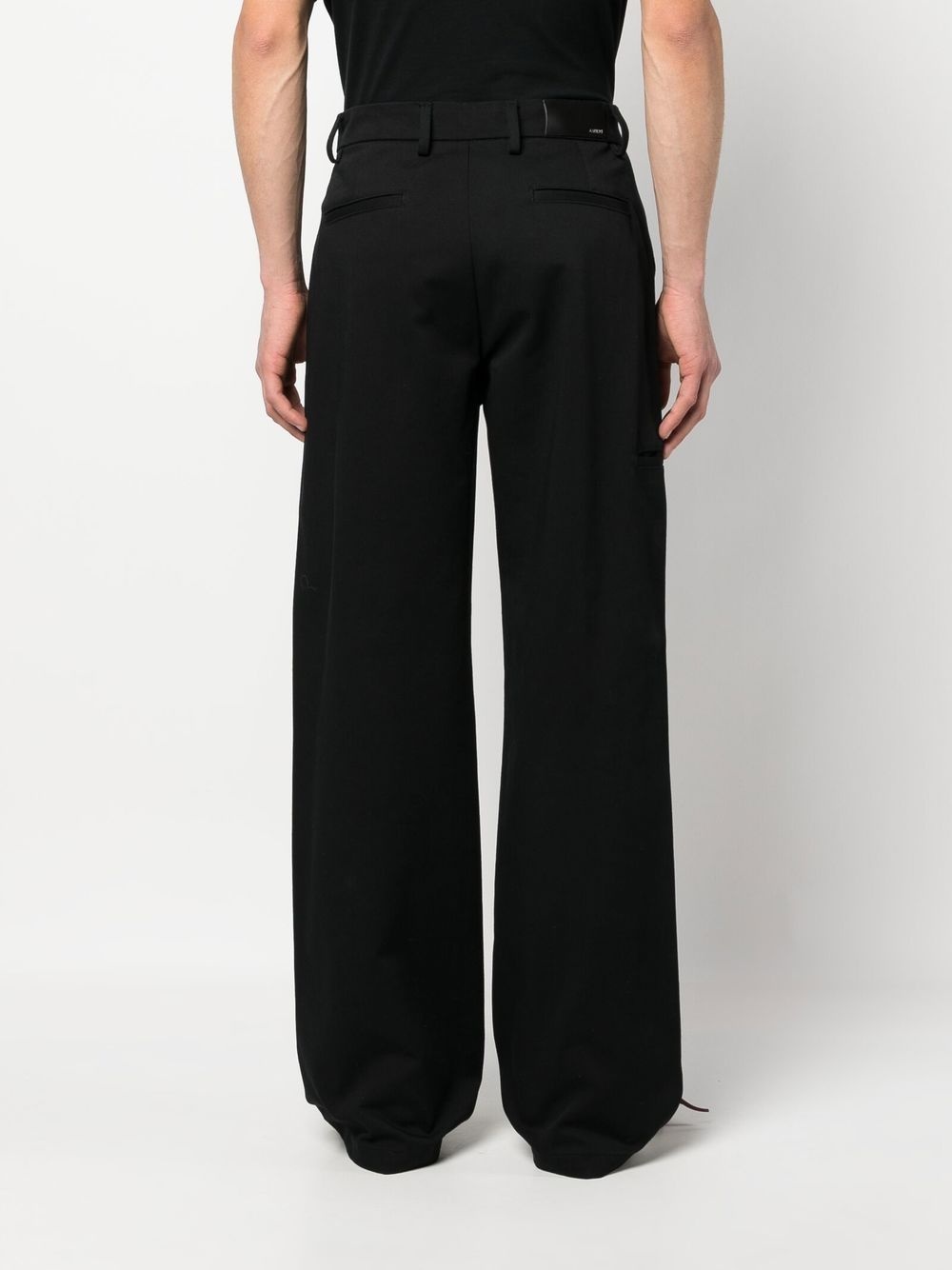 wide-leg tailored trousers - 4
