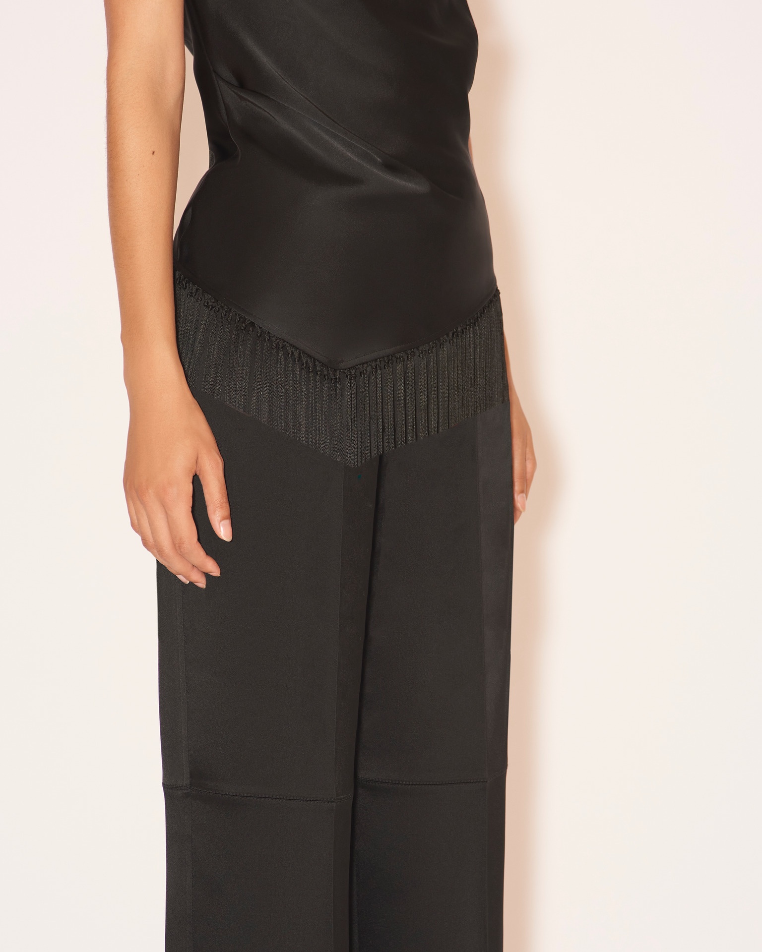 CEIRA - Elasticated trousers - Black - 2