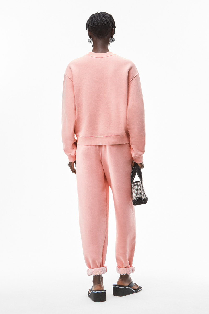 PUFF LOGO SWEATSHIRT IN STRUCTURED TERRY 4