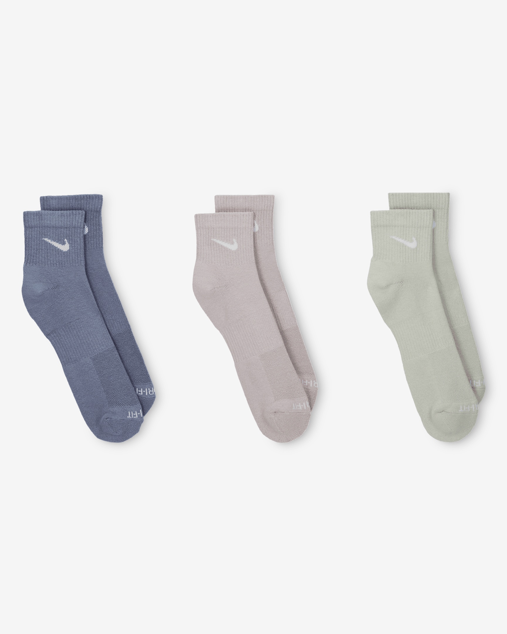 Nike Everyday Plus Cushioned Training Ankle Socks (3 Pairs) - 3