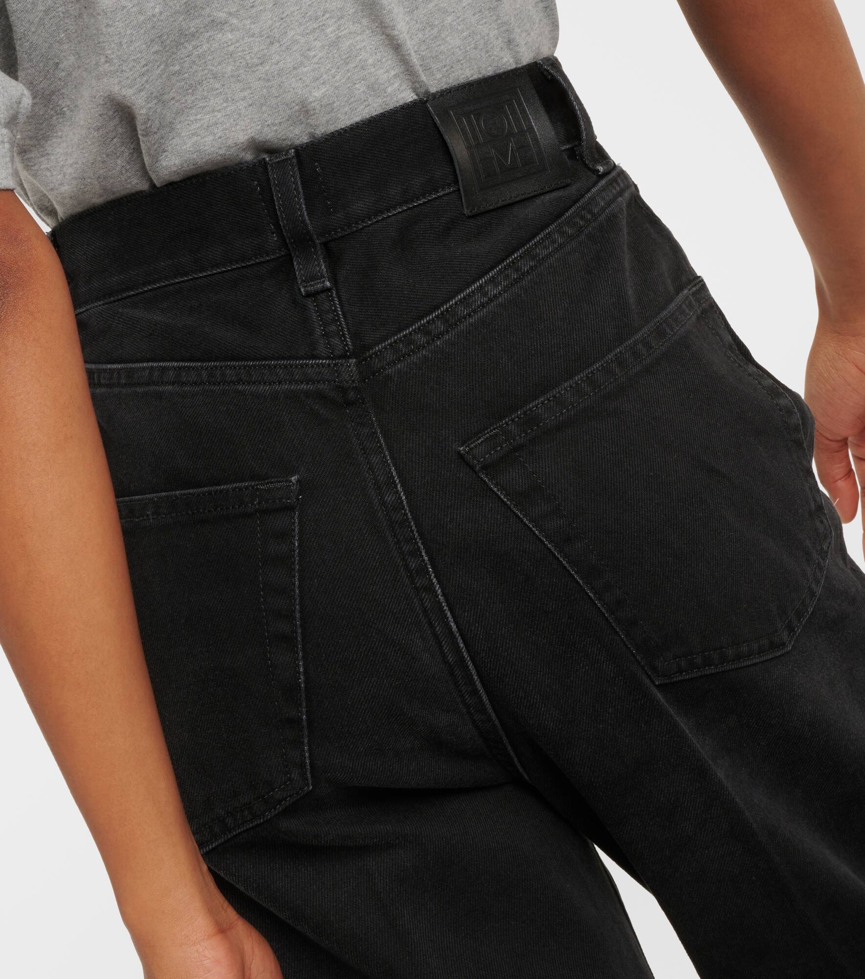 Mid-rise tapered jeans - 6