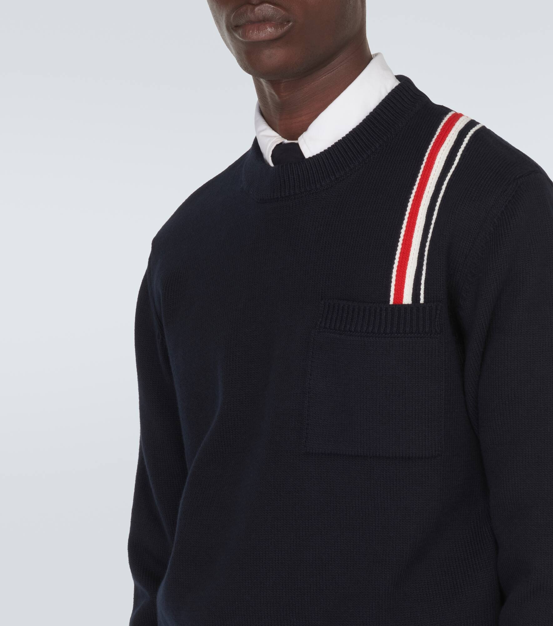 RWB Stripe cotton sweater - 5