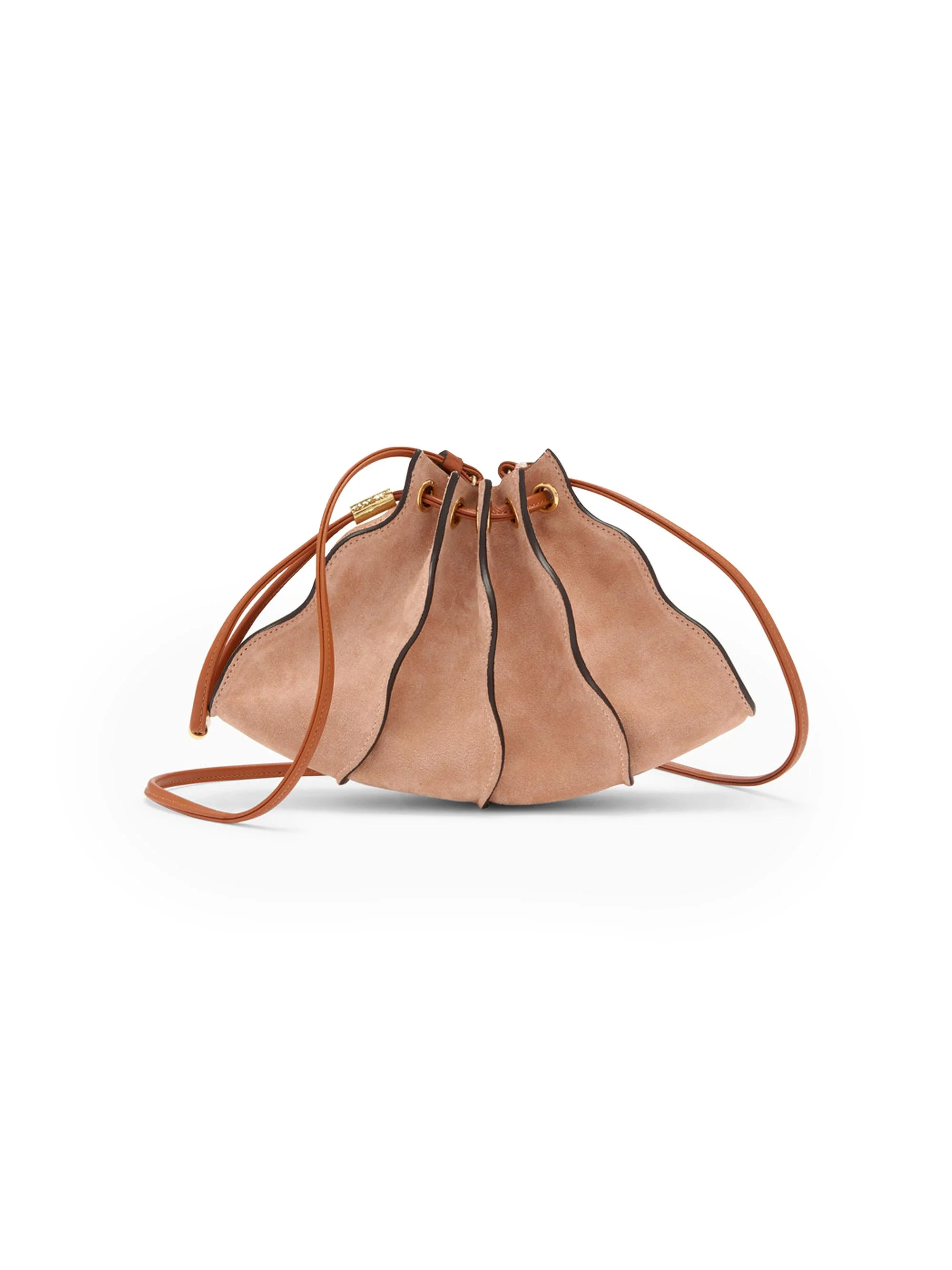Women's Adria Small Suede Crossbody Bag - Sienna - 1