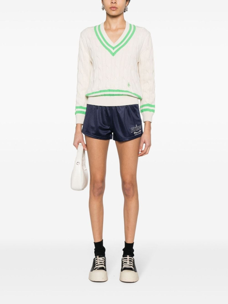 Sporty & Rich cable-knit cotton jumper outlook