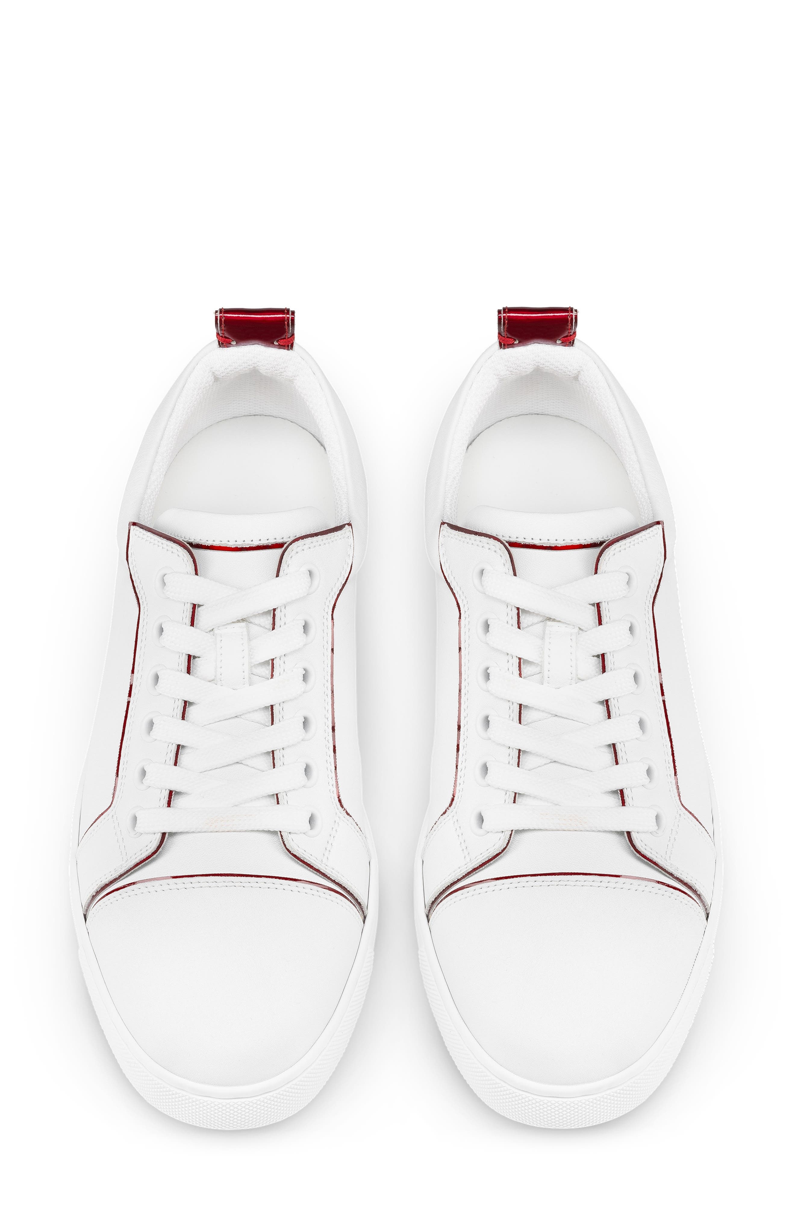 Christian Louboutin Fun Louis Sneaker in White/Loubi at Nordstrom - 3