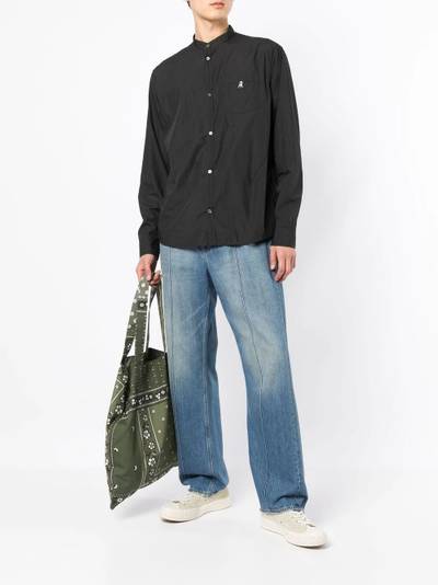 UNDERCOVER band collar cotton shirt outlook