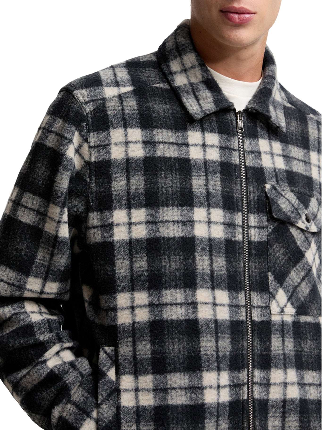 LONG-SLEEVED TARTAN SHIRT - 5