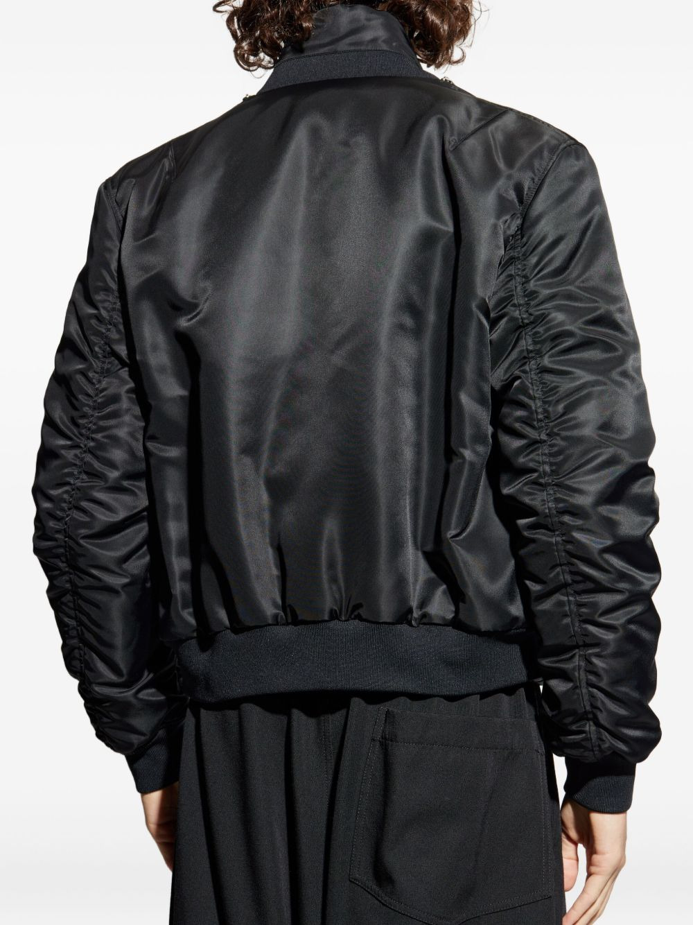 double-zip bomber jacket - 4