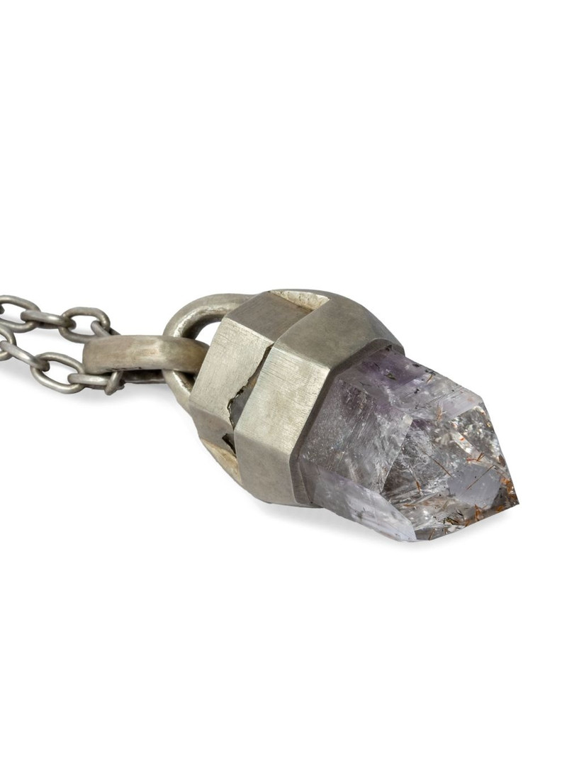 Parts of Four Talisman amethyst pendant necklace outlook