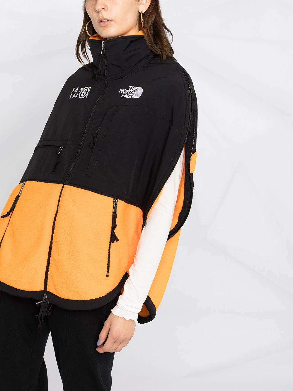 x The North Face side-zip jacket - 5