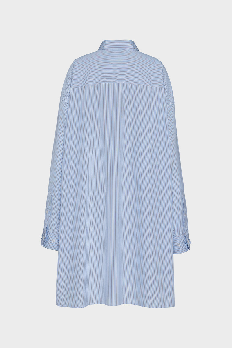 Maison Margiela Cotton poplin pinstripe shirt outlook