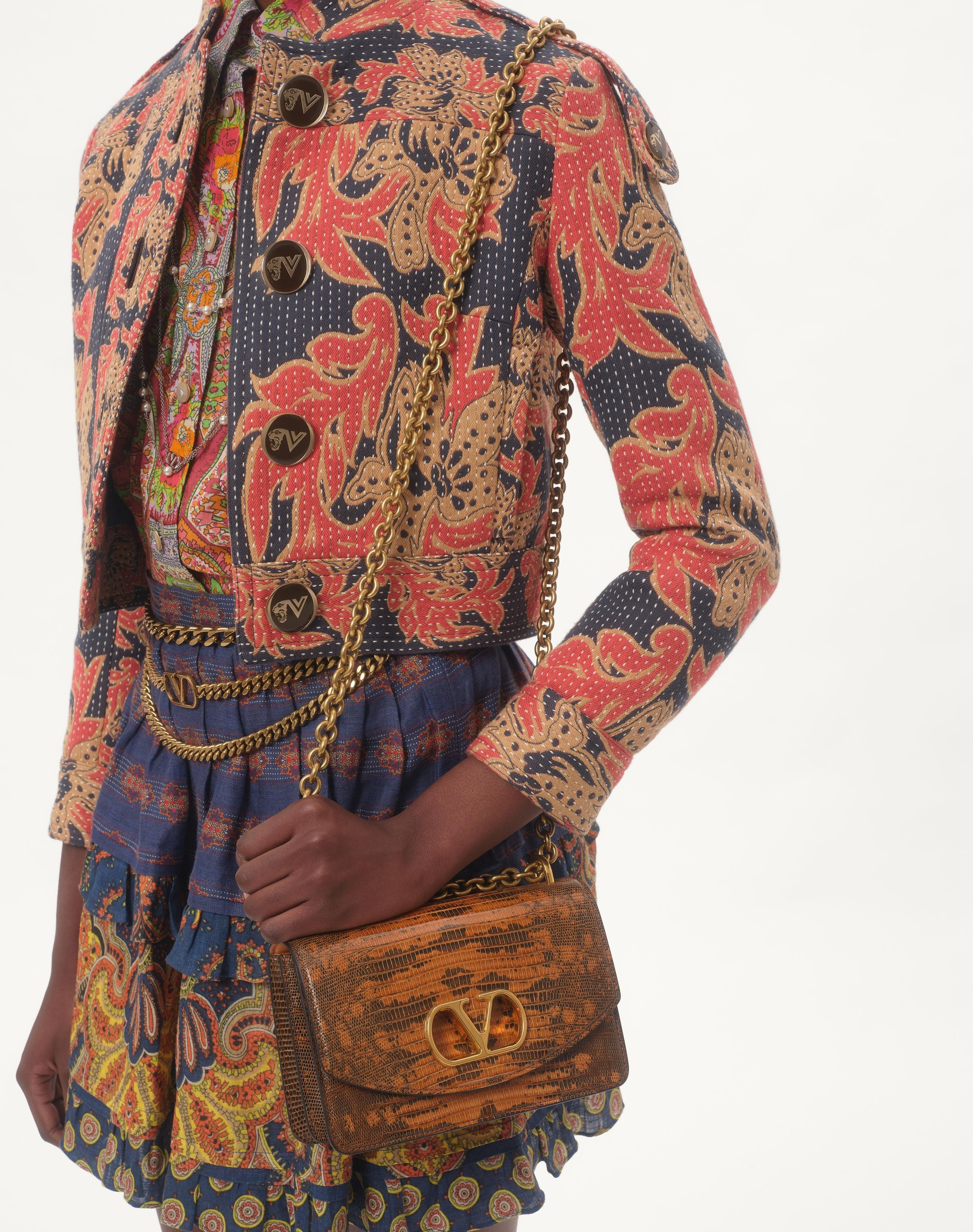 CABAN IN APRES L'HIVER QUILTED FLORAL JACQUARD - 3