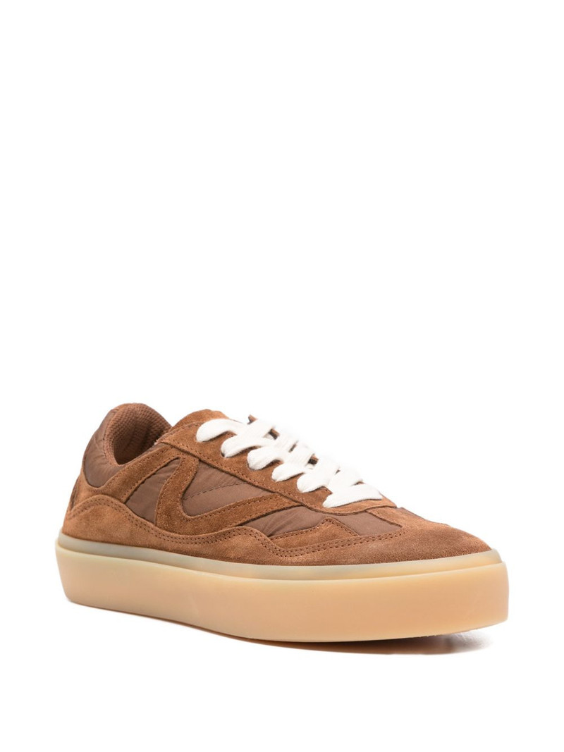 INUIKII suede panelled sneakers outlook