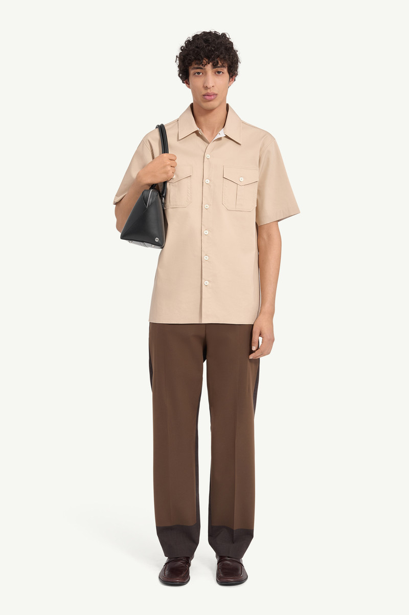 Fused Poplin Short-Sleeve Shirt 1