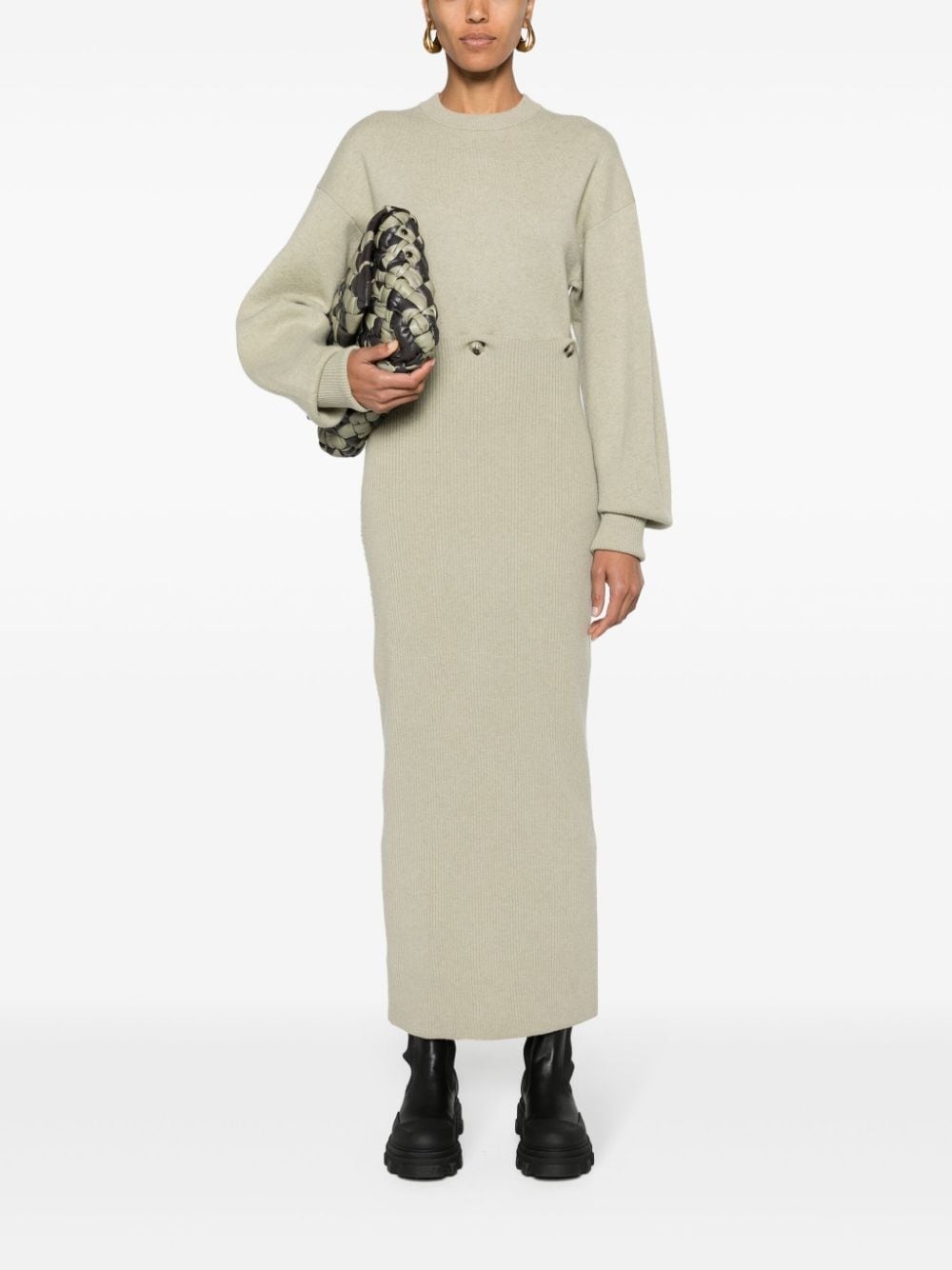 modular merino midi dress - 2