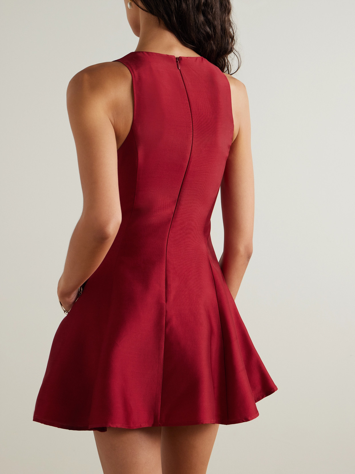 Heike Paneled Faille Mini Dress - 3