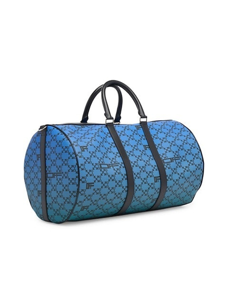 Arrows-motif 가죽 duffle 부대 4