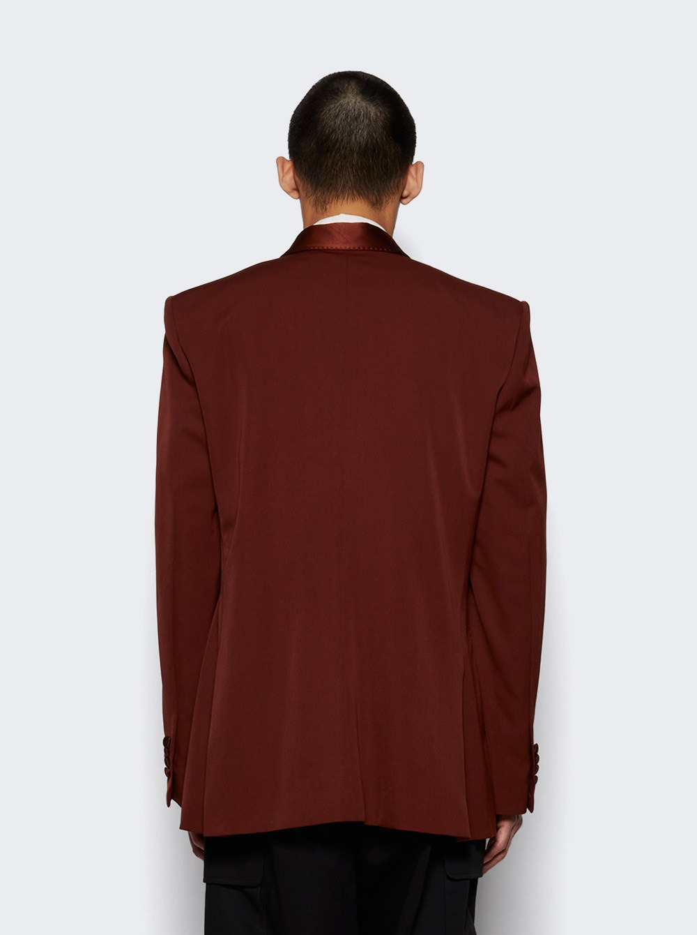 Sb Shawl Jacket Dark Rust - 4