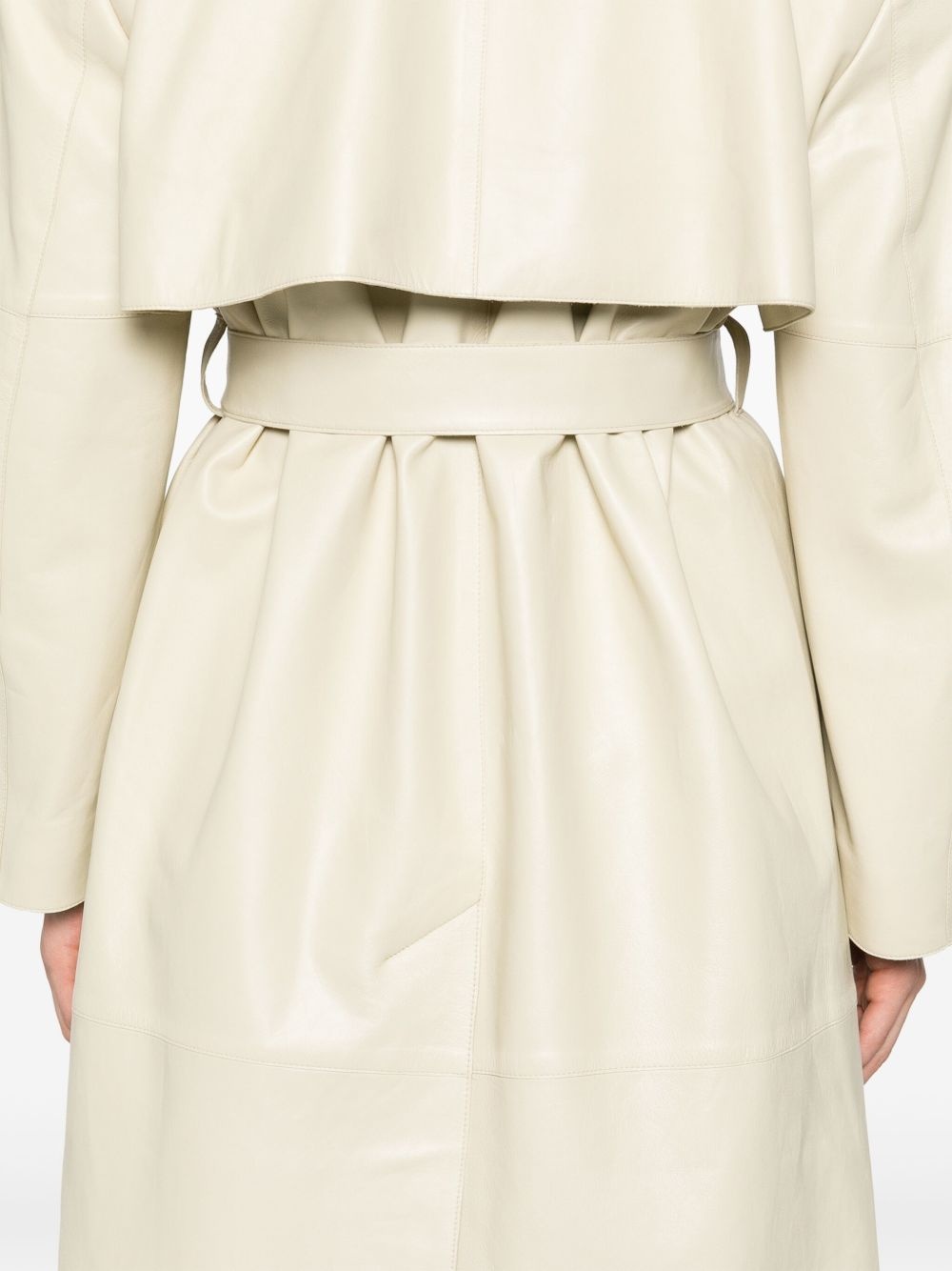 Peggy leather trench coat - 5