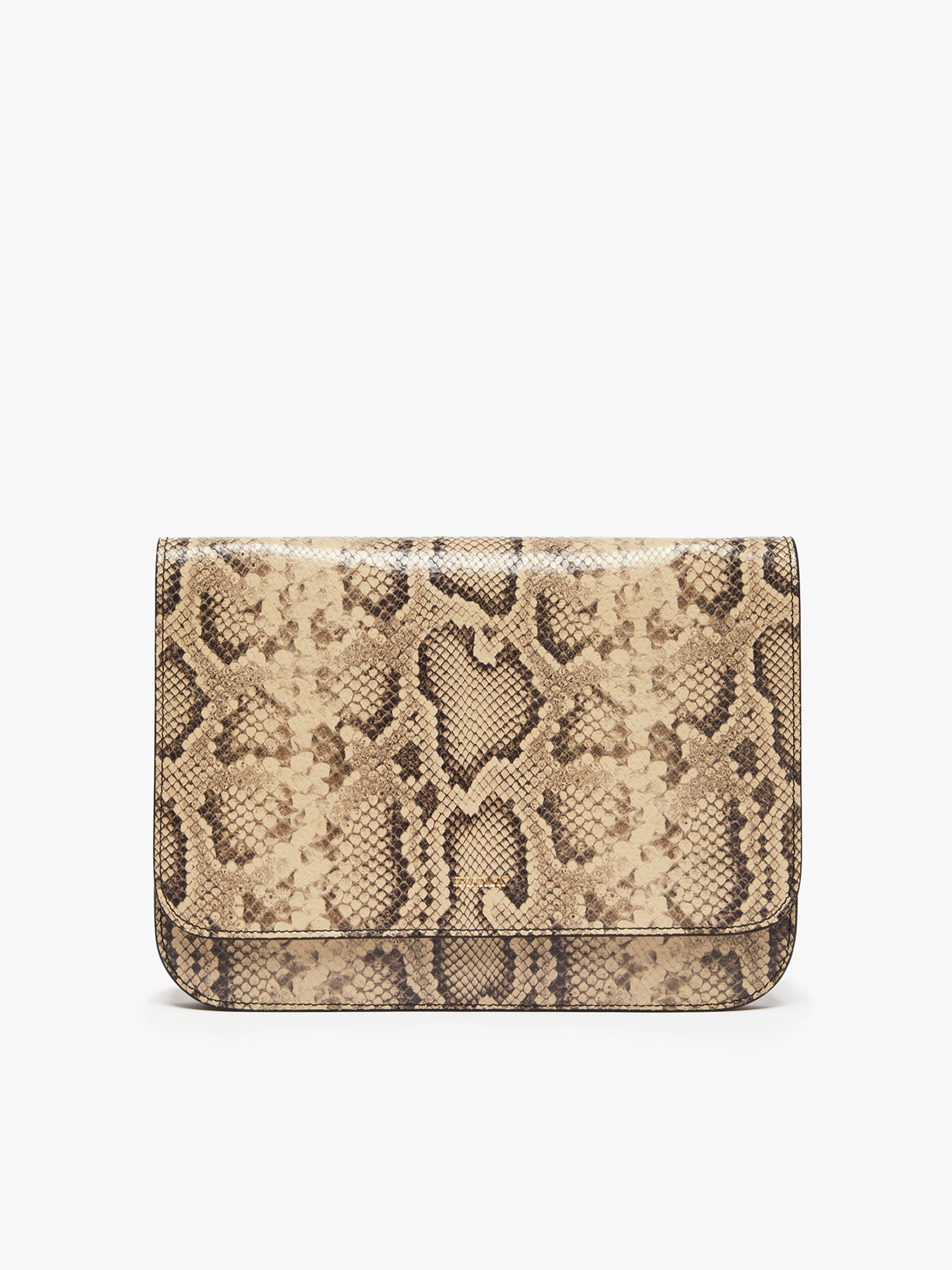 LIANA Medium envelope bag with python print - 1