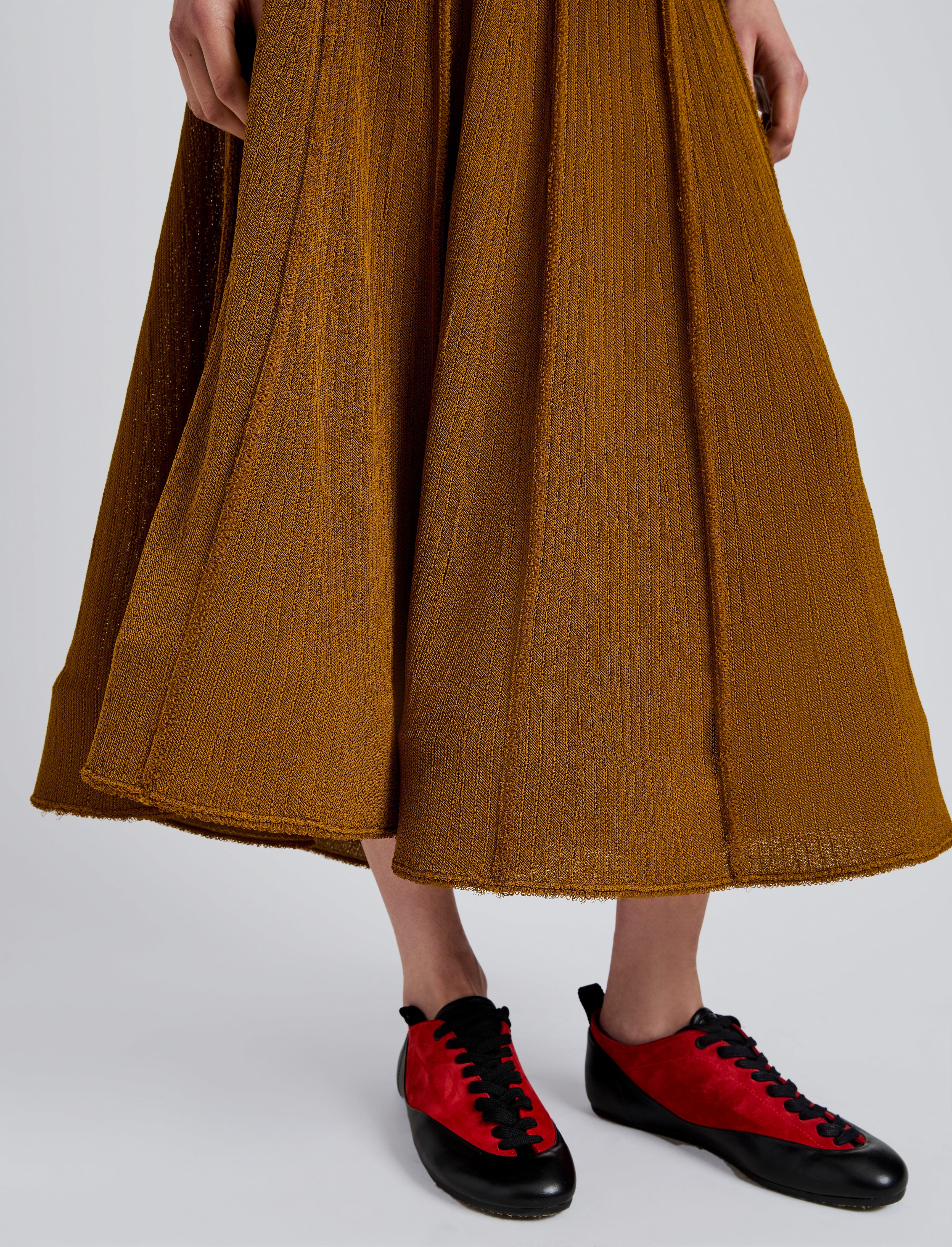 Tavia Skirt in Viscose Fringe Knit - 5